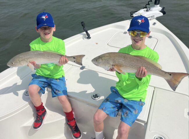 red fishing in clearwater