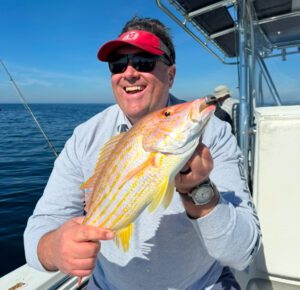 Happy angler with a nice Snapper!